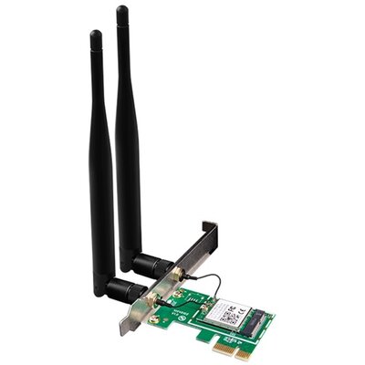 Tenda Hálózati adapter WiFi AC1200 - E12 (PCI-E; 300Mpbs 2.4GHz + 867Mbps 5GHz; 2x5dBi Antenna)