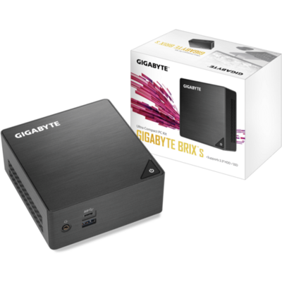 Gigabyte Mini PC - BRIX GB-BLCE-4105 (Celeron J4105, Max: 8GB DDR4, RJ45, WiFi, HDMI/VGA, USB3.0)