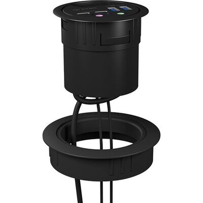 RAIDSONIC Adapter for 60 mm table hubs to 80 mm feedthrough