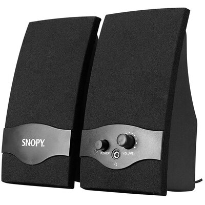 Snopy Hangszóró 2.0 - SN-84 (2W RMS; hangerőszabályzó; 3,5mm jack; USB)