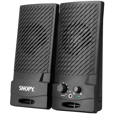 Snopy Hangszóró 2.0 - SN-510 (2W RMS; hangerőszabályzó; 3,5mm jack; USB)