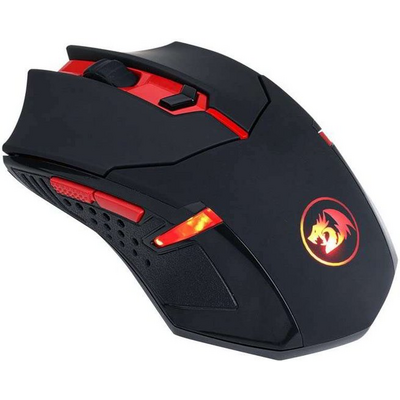 Redragon M601WL-BA Wireless Gaming Mouse and Mouse Pad Combo Black/Red