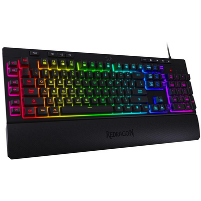 Redragon Shiva RGB Membrane Gaming Keyboard Black HU