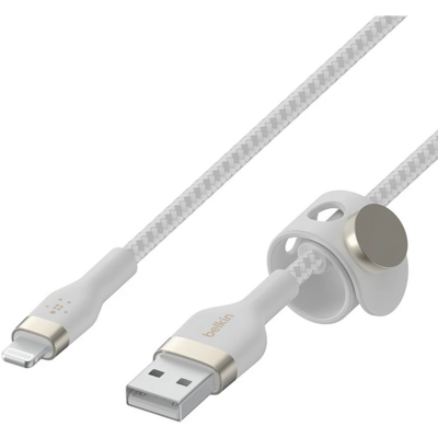 Belkin PRO FLEX LIGHTNING/USB-A SILICO USB-A SILICONE CABLE APPLE CERTI