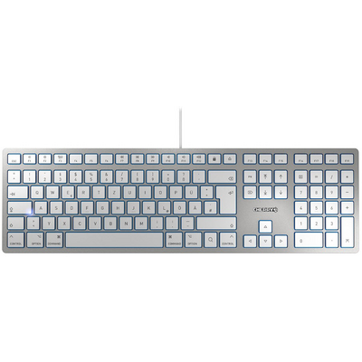 Cherry CHERRY KC 6000 SLIM SILVER CORDED KEYBOARD F/ MAC