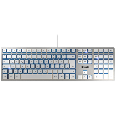 Cherry CHERRY KC 6000 SLIM SILVER CORDED KEYBOARD USB FRENCH