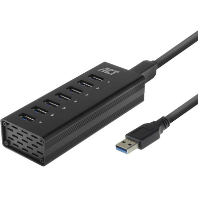 ACT AC6315 USB 3.2 7.Port Hub Black