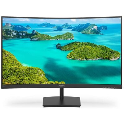 PHILIPS Ívelt VA monitor 27" 271E1SCA, 1920x1080, 16:9, 250cd/m2, 4ms, VGA/HDMI, hangszóró