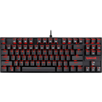 Redragon Kumara 2 Red LED Backlit Red Mechanical Gaming Keyboard Black HU