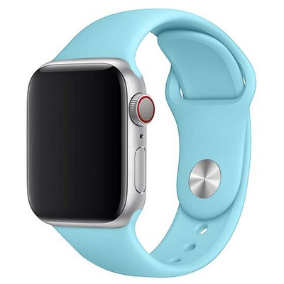 FIXED Szilikon Strap Set Apple Watch 42/44/45 mm, turquoise