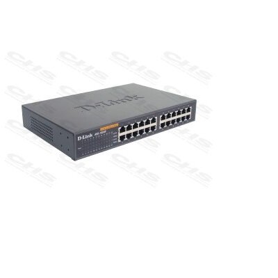 D-LINK Switch 24x100Mbps Fémházas Asztali Rackes, DES-1024D/E