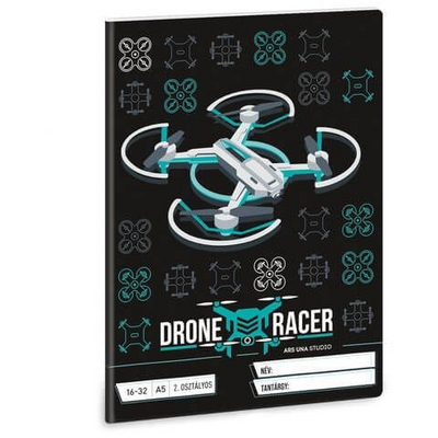 Ars Una Drone Racer 5131 A5 16-32 2. osztályos vonalas füzet