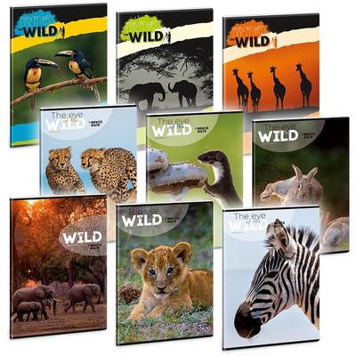 Ars Una The Eyes of the Wild 5235 A4 extra kapcsos kockás füzet