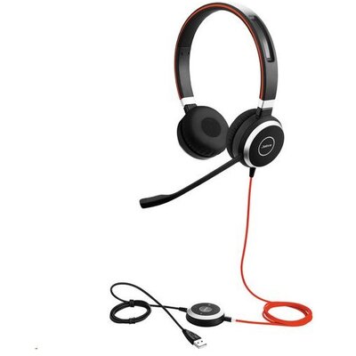 JABRA Fejhallgató - Evolve 40 UC Duo Stereo Vezetékes, Mikrofon