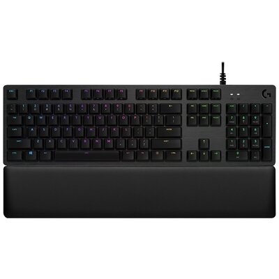 LOGITECH Billentyűzet - G513 Lightsync RGB Mechanikus Gaming Vezetékes (Tactile) GX Brown Carbon, US