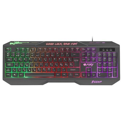 FURY Vezetékes Billentyűzet HELLFIRE 2 Gaming, világítás, HU