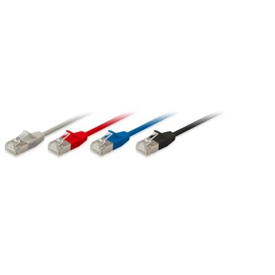 Equip Slim Kábel - 606117 (S/FTP patch kábel, Vékony, CAT6A, Réz, LSOH, 10Gb/s, bézs, 5m)