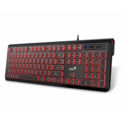 Genius Slimstar 280 Keyboard Black/Red HU