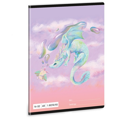 Ars Una Daydream 5142 A5 14-32 1. osztályos vonalas füzet