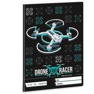 Ars Una Drone Racer 5131 A5 14-32 1. osztályos vonalas füzet