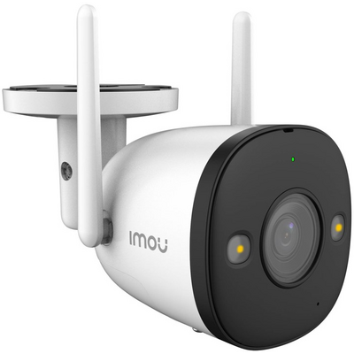 Imou IP wifi csőkamera - Bullet 2E-D (FullColor; 2MP, 2,8mm, kültéri IP67, H265, LED30m, SD, mikrofon, 12VDC)