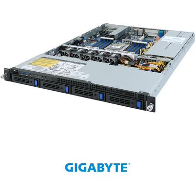 Gigabyte AMD BAREBONE R152-Z30 1U 1XCPU 16XDIMM 4XHDD 1XPCIE 2X650W 80+