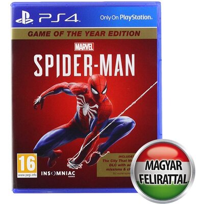 Marvel's Spider-Man Game of the Year Edition (magyar felirat) PS4 játékszoftver