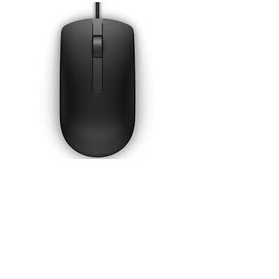 DELL Vezetékes egér, MS116 Optical Mouse - Black