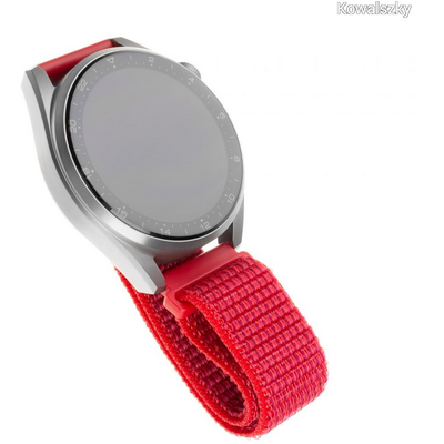 FIXED Nylon Strap Smartwatch 20mm wide, Piros