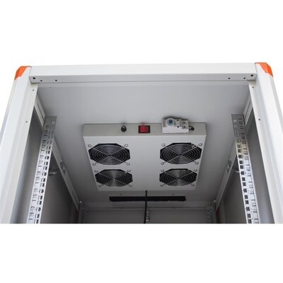 Legrand EC4V 4 ventillátoros tetőventillátor és termosztát készlet Evoline álló szekrényhez