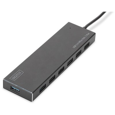 DIGITUS DA-70241-1 USB Type-C 7 portos USB 3.0 hub