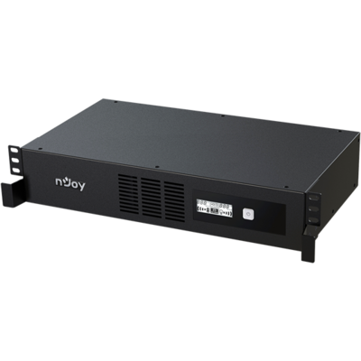 NJOY Szünetmentes Code 800, 800VA, 480W, Line-Interactive, rack (2U), LCD display