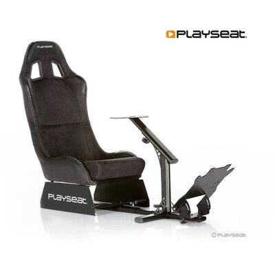 Playseat® Szimulátor cockpit - Evolution Alcantara (Tartó konzolok: kormány, pedál, összecsukható, fekete) REM.00008