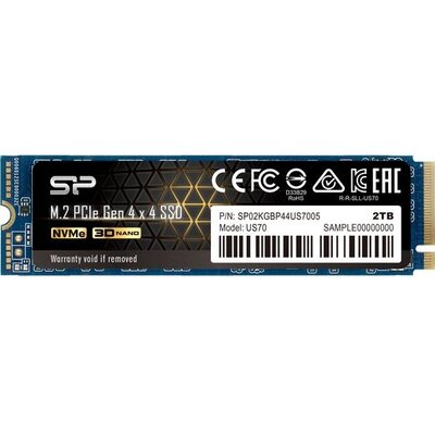 SILICON POWER SSD P44US70 2TB M.2 PCIe Gen4 x4 NVMe 5000/4400 MB/s