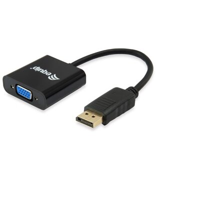 Equip Átalakító - 133435 (DisplayPort -> VGA, apa/anya, fekete)