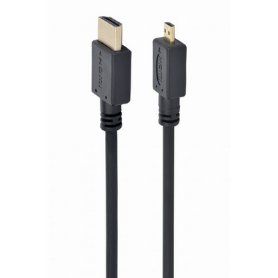 Gembird CC-HDMID-6 microHDMI to HDMI 2.0 cable 1,8m Black