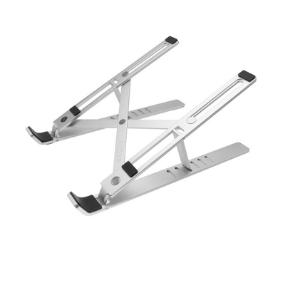 FIXED Frame Fold aluminum folding stand notebooks and tablets Silver