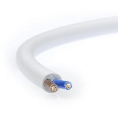 H05VV-F 2x1 mm2 100m Mtk fehér sodrott kábel