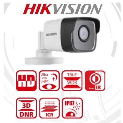 Hikvision 4in1 Analóg csőkamera - DS-2CE16D8T-ITF (2MP, 2,8mm, kültéri, EXIR30m, IP67, WDR, Starlight)