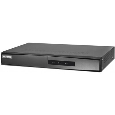 Hikvision NVR rögzítő - DS-7104NI-Q1/4P/M (4 csatorna, 40Mbps rögzítési sávszél, H265, HDMI+VGA, 2xUSB, 1x Sata, 4x PoE)