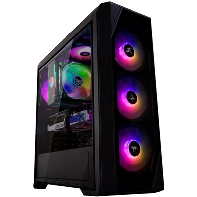 ZALMAN Ház Midi ATX N5 TF Tápegység nélkül, Fekete RGB