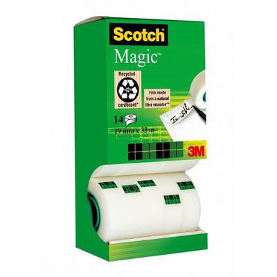 Scotch Magic 810 19mmx33m írható ragasztószalag 12+2db