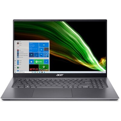 Acer Swift X SFX16-51G-75Z6 16,1"FHD/Intel Core i7-11390H/16GB/1TB/RTX 3050 Ti/szürke laptop