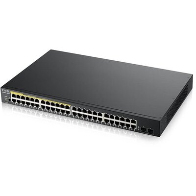 ZyXEL GS1900-48HPv2 48port GbE LAN PoE (170W) smart menedzselhető switch
