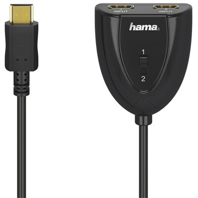 Hama FIC aranyozott 2be-1ki HDMI közösítő