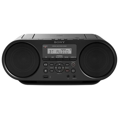 Sony ZSRS60BT.CET hordozható Bluetooth fekete CD rádió
