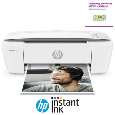 HP DeskJet 3750 tintasugaras multifunkciós Instant Ink ready nyomtató