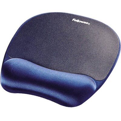 Fellowes 9172801 Memory Foam habtöltésű csuklótámaszos zafírkék egérpad