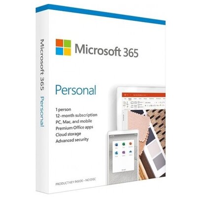 MS Office M365 Personal HUN Subscr 1YR Medialess