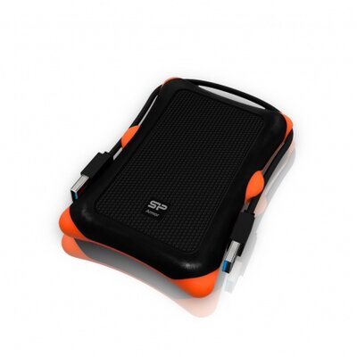 HDD EXT Silicon Power Armor A30 USB3.0 1TB Fekete/Narancs